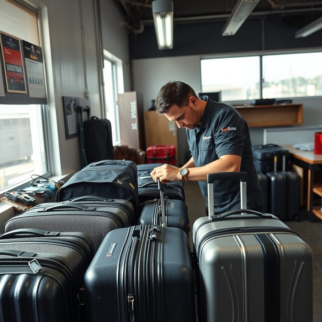 Luggage repair services at Casefix