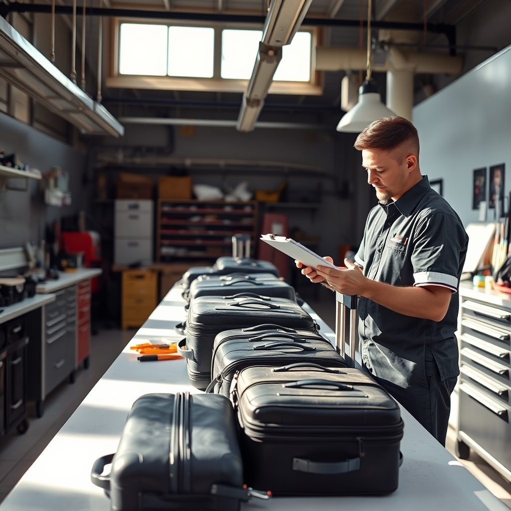 Repairing luggage zippers and handles
