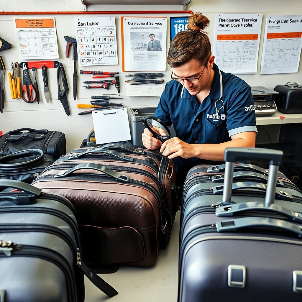 Luggage repair services at Casefix