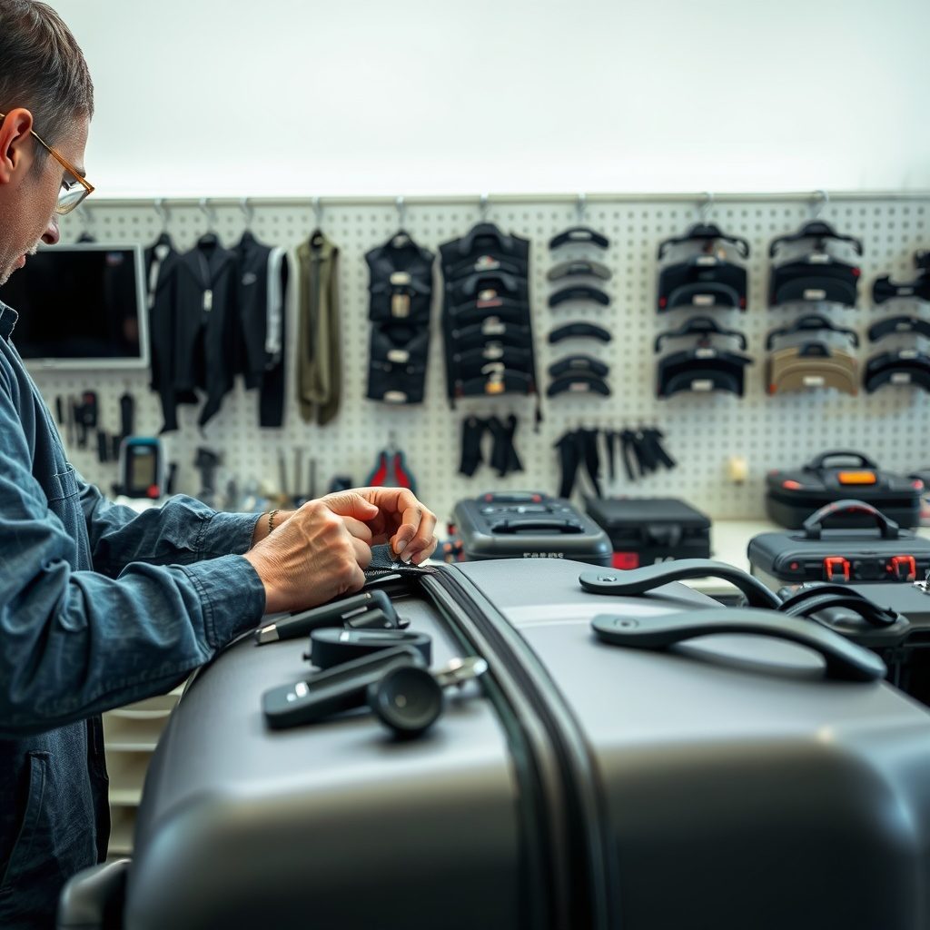 Luggage handle repair service